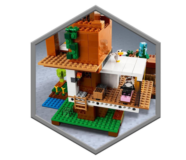 LEGO Minecraft 21174 Nowoczesny domek na drzewie - 1019959 - zdjęcie 9
